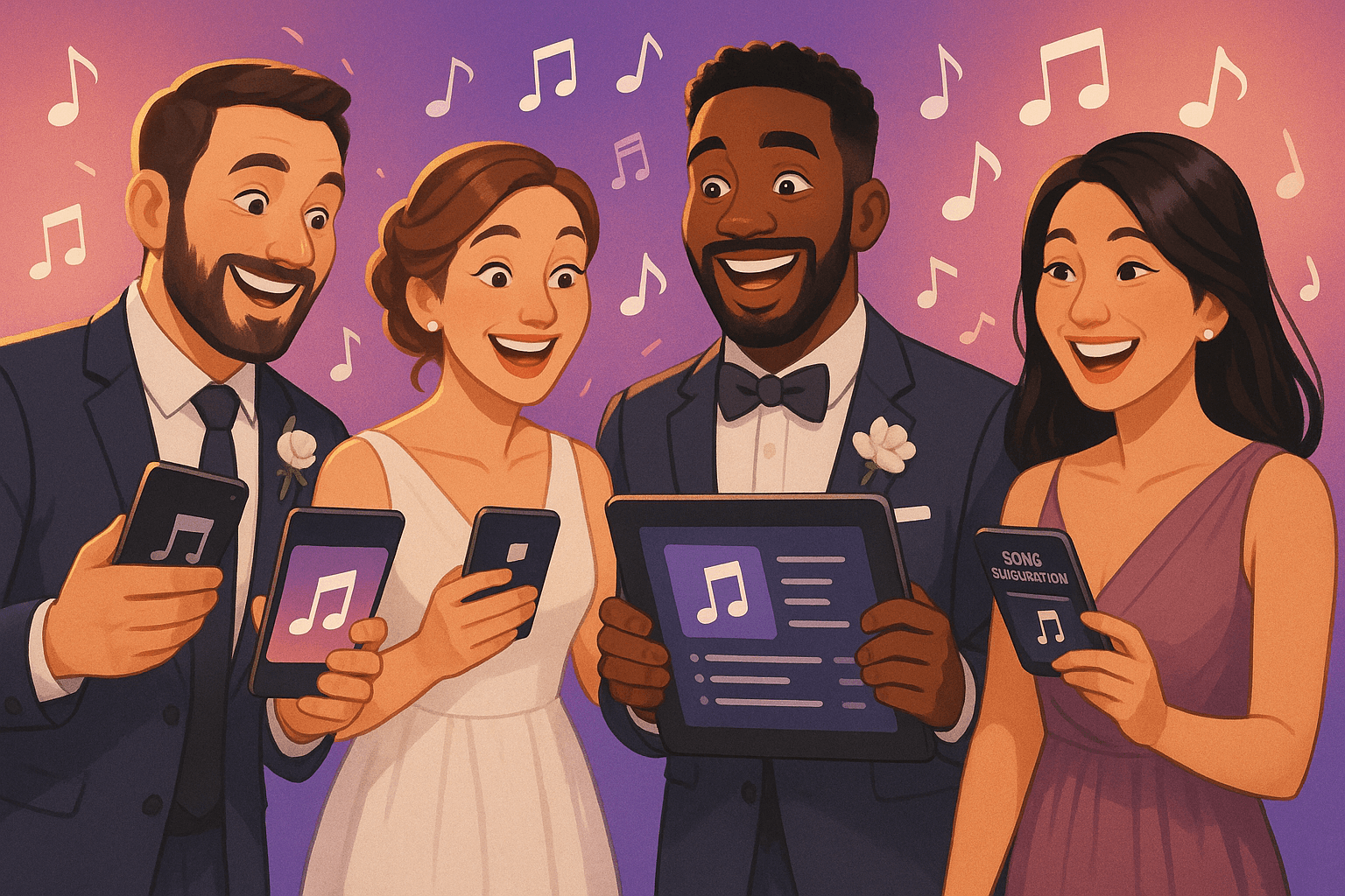 Thumbnail for 10 Ways to Get Your Wedding Guests Involved in Music Selection
